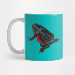 Skeleton Frog Interactive Red&Blue Filter Mug